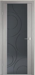 Межкомнатная дверь 5.01 черный триплекс