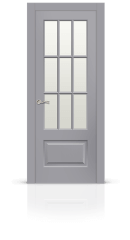 Межкомнатная дверь СИТИДОРС Олимп ДО 7040 (белое стекло)