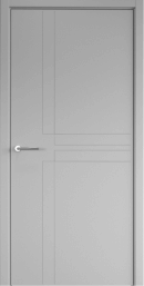 Межкомнатная дверь Albero Геометрия-3 Эмаль ДГ Серый