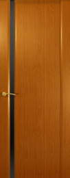 Межкомнатная дверь Океан Шторм-1 ДО Анегри (черное стекло)