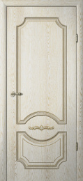 Межкомнатная дверь Albero Леонардо ДГ Ясень Голд с патиной