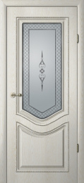 Межкомнатная дверь Albero Рафаэль 1 ДО Ясень Голд (стекло - Ренессанс)