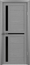 Межкомнатная дверь OVE Td-5 ДО Ясень дымчатый (темное стекло)