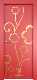 Межкомнатная дверь Aquarelle (патина) 1