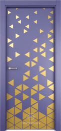 Межкомнатная дверь Aquarelle (патина) 7