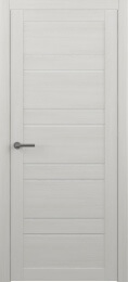 Межкомнатная дверь Дублин Белый кипарис (белое стекло)