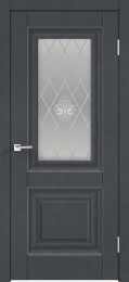 Межкомнатная дверь SoftTouch Alto 7 ДО Ясень графит структурный
