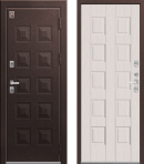 Межкомнатная дверь Термо Premium 6 Белый скол дуба