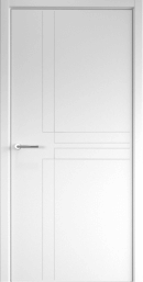 Межкомнатная дверь Albero Геометрия-3 Эмаль ДГ Белый
