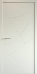 Межкомнатная дверь Albero Геометрия-2 Эмаль ДГ Латте
