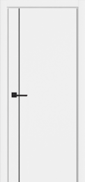 Межкомнатная дверь Flash V1 ДГ Белый софт