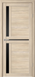 Межкомнатная дверь Albero Кельн ДО (черный акрилат) Лиственница мокко