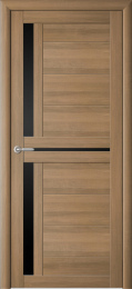 Межкомнатная дверь Albero Кельн ДО (черный акрилат) Янтарный кипарис