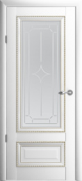 Межкомнатная дверь Albero Версаль 1 ДО Белая (стекло - Галерея)
