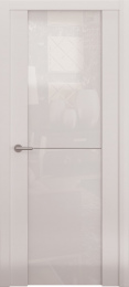 Межкомнатная дверь Океан Avorio 1 ДО матовый-белый (стекло белое)