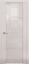 Межкомнатная дверь Океан Avorio 2 ДО матовый-белый (стекло белое)