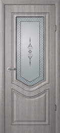 Межкомнатная дверь Albero Рафаэль 1 ДО Пепельный дуб (стекло - Ренессанс)